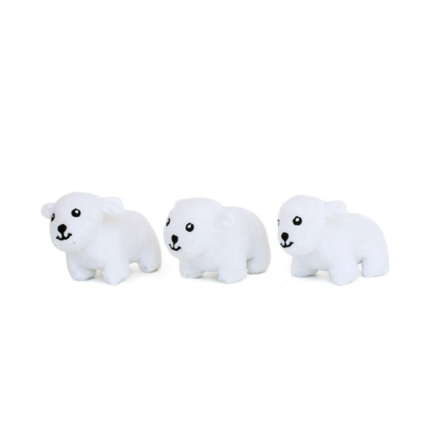 ZippyPaws Miniz 3-pack Polar Bears